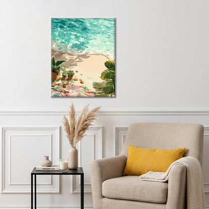 Seaside Oasis - Paint by Numbers