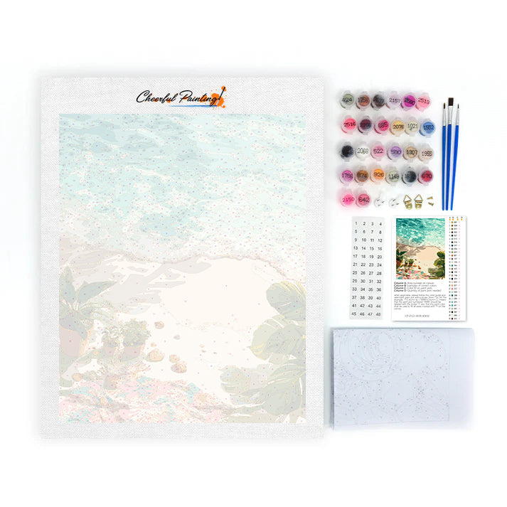Seaside Oasis - Paint by Numbers