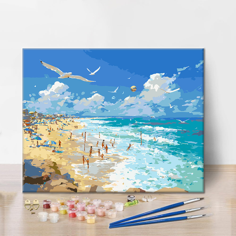 Seaside Serenity - Paint by Numbers