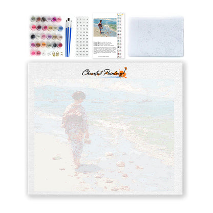 Shoreline Stroll - Paint by Numbers