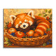 Sleeping Red Panda - Paint by Numbers