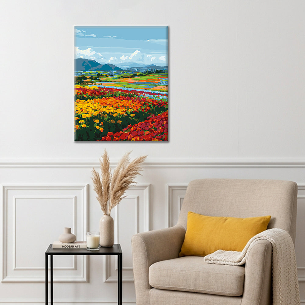 Spring Blossom View - Paint by Numbers