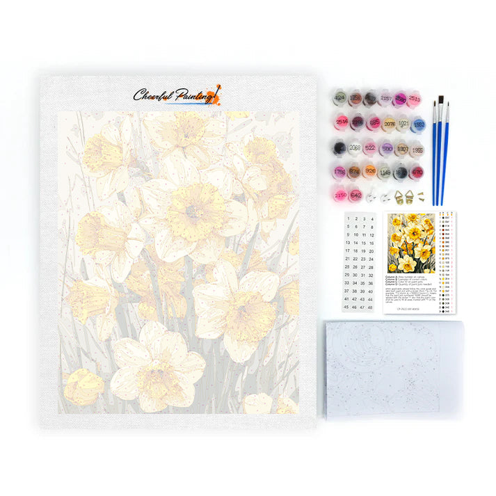 Spring Daffodils - Paint by Numbers