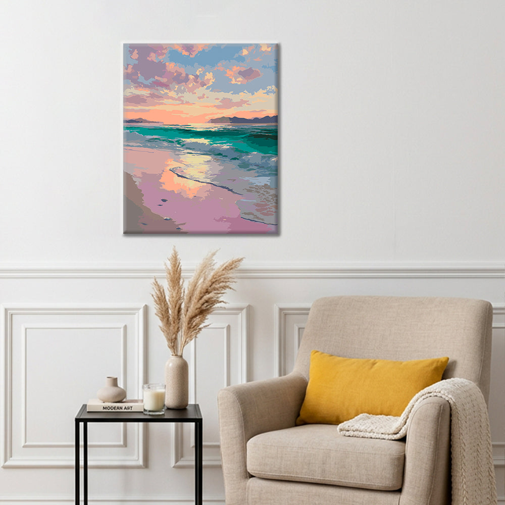 Sunset Serenity - Paint by Numbers