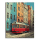 Vintage Red Tram - Paint by Numbers