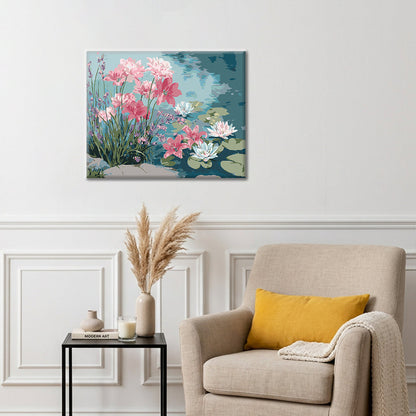 Water Lily Serenity - Paint by Numbers