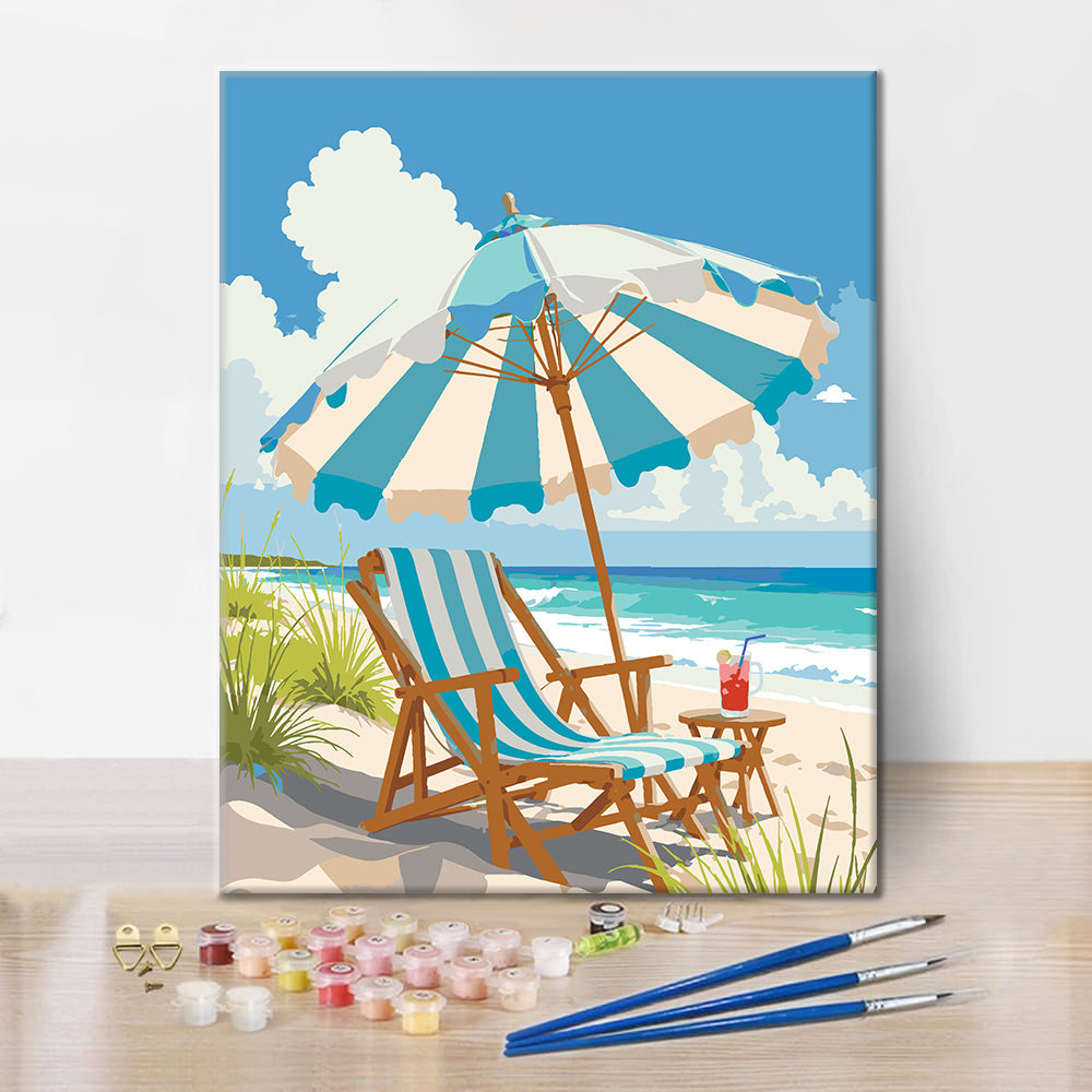 Beachside Bliss - Paint by Numbers
