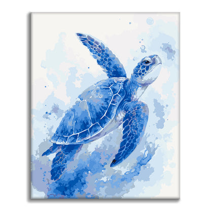 Blue Tide Guardian - Paint by Numbers