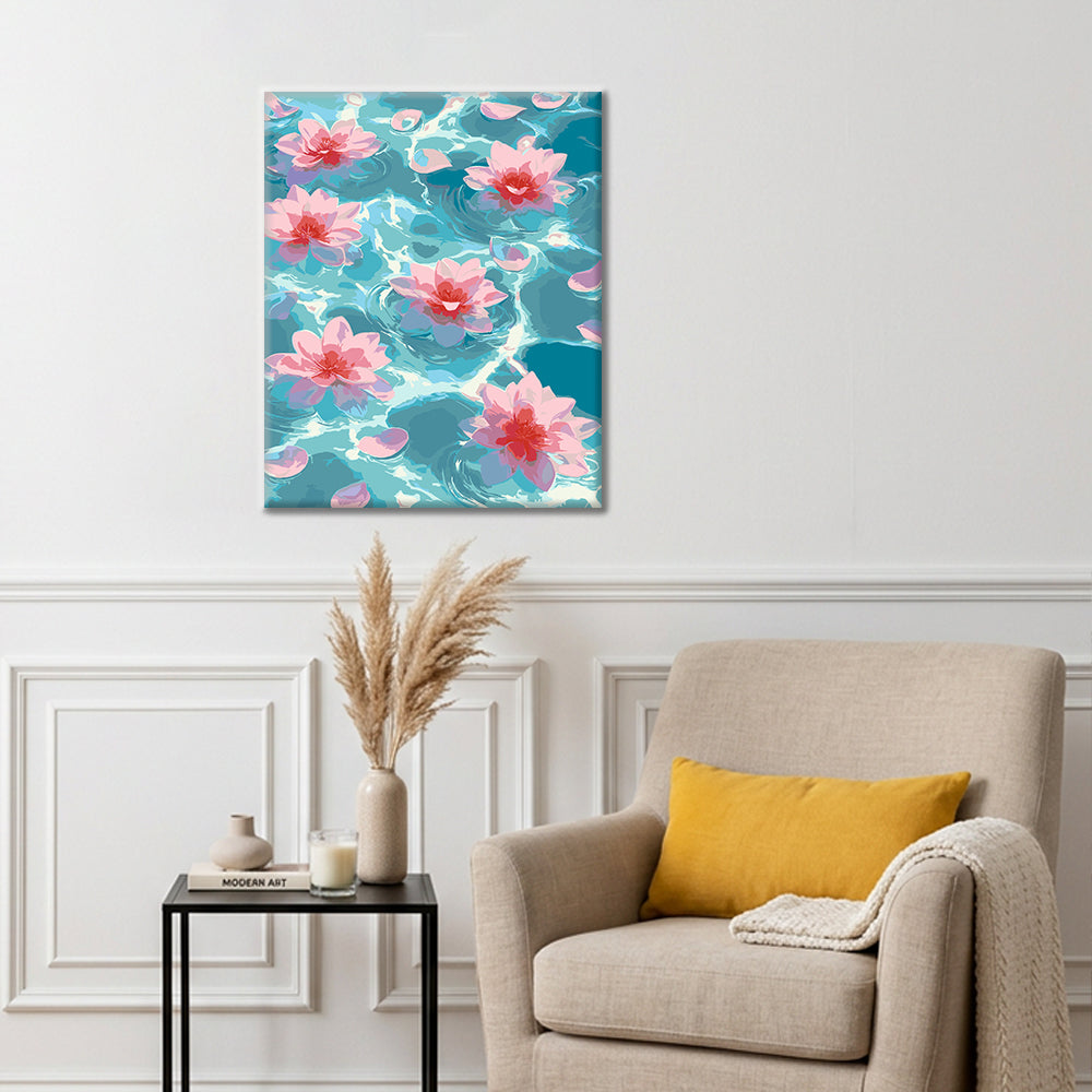 Lotus Glow - Paint by Numbers
