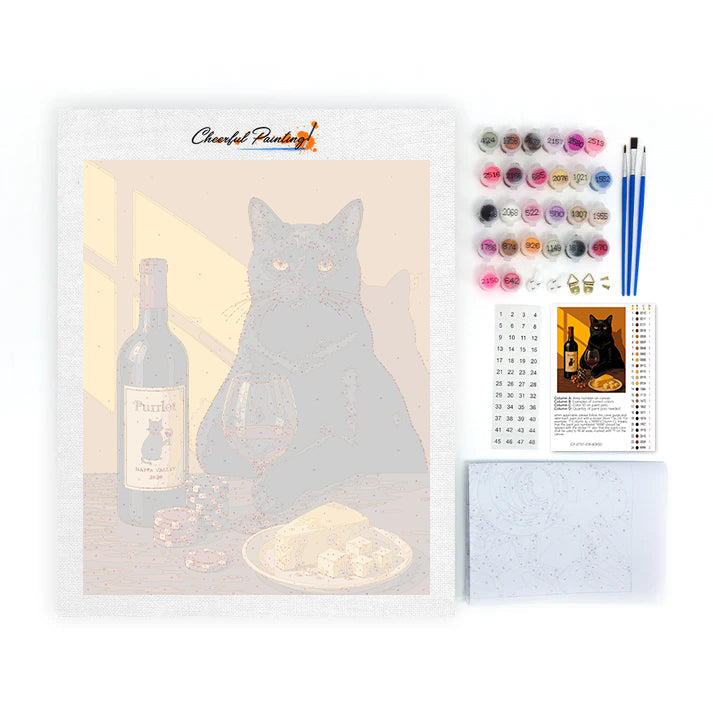 Midnight Sommelier - Paint by Numbers