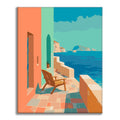 Pastel Coast Retreat - Paint by Numbers