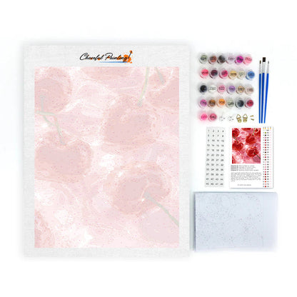 Ruby Ripples - Paint by Numbers