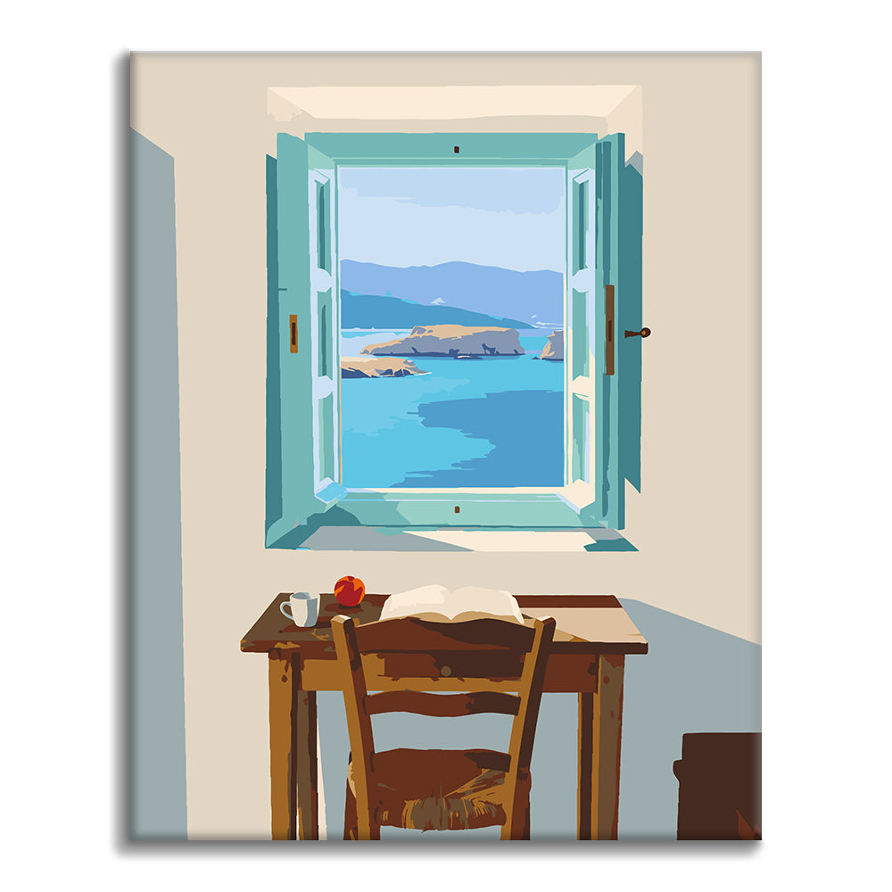Sea View Study - Paint by Numbers