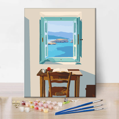 Sea View Study - Paint by Numbers