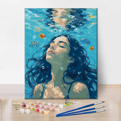 Silent Ocean Reverie - Paint by Numbers