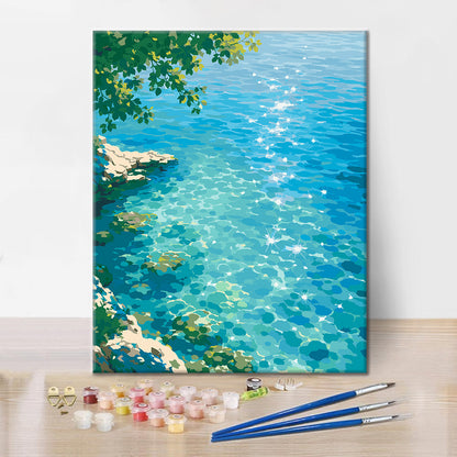 Sunlight on the Sea - Paint by Numbers