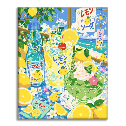 Sunny Lemon Dream - Paint by Numbers