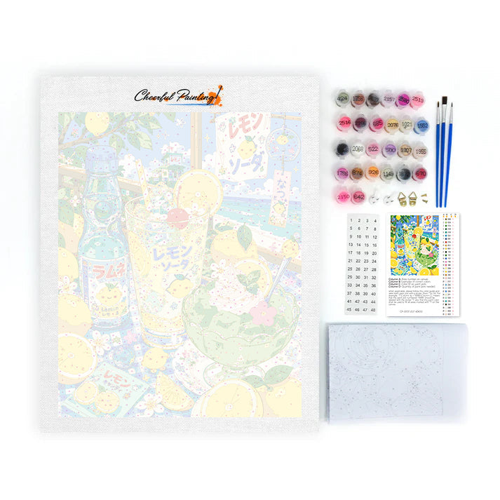 Sunny Lemon Dream - Paint by Numbers