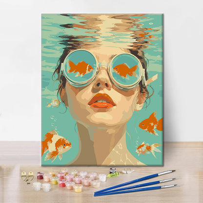 Through Goldfish Eyes - Paint by Numbers