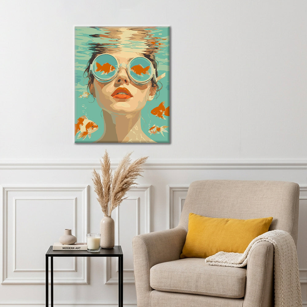 Through Goldfish Eyes - Paint by Numbers