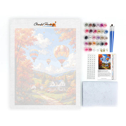 Autumn Balloon - Paint by Numbers
