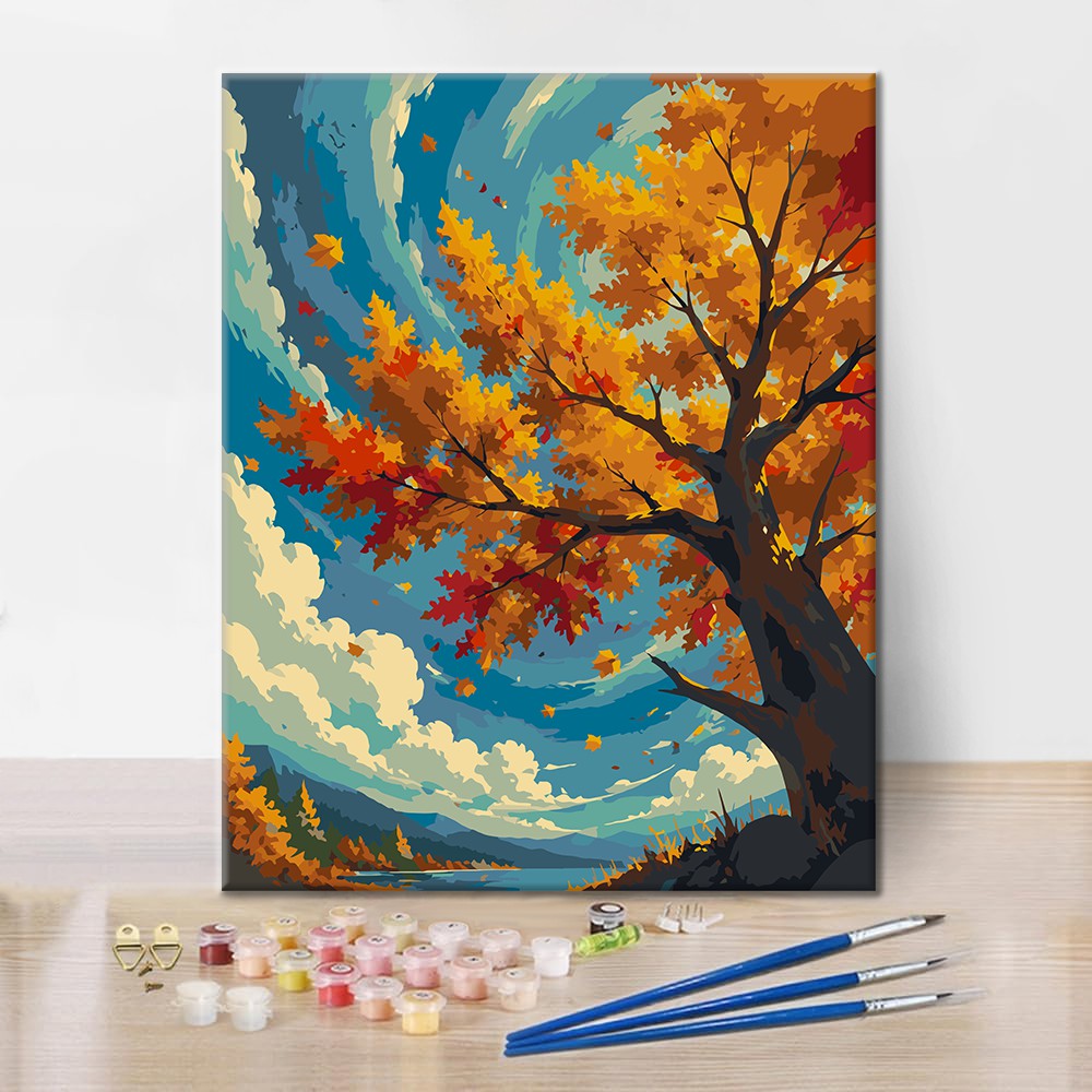 Autumn Breeze - Paint by Numbers