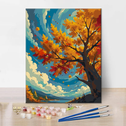 Autumn Breeze - Paint by Numbers