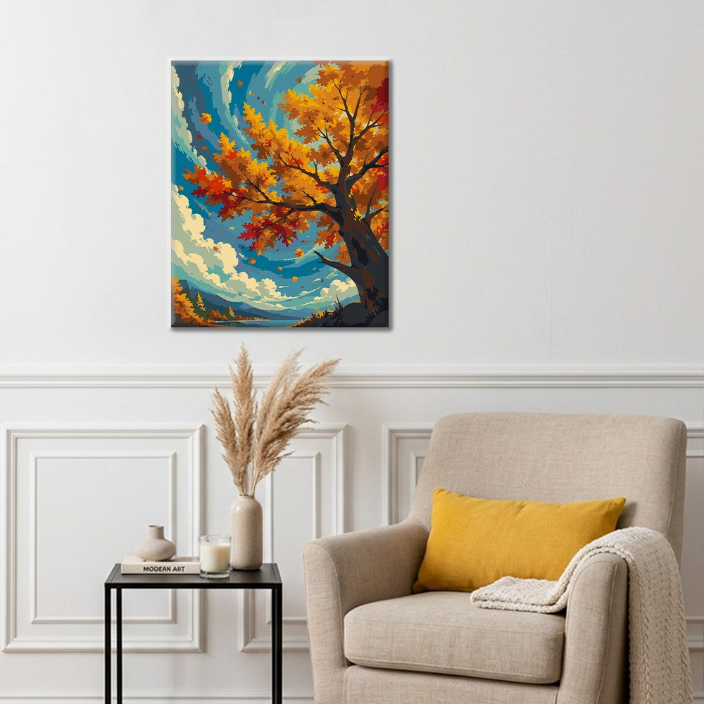 Autumn Breeze - Paint by Numbers
