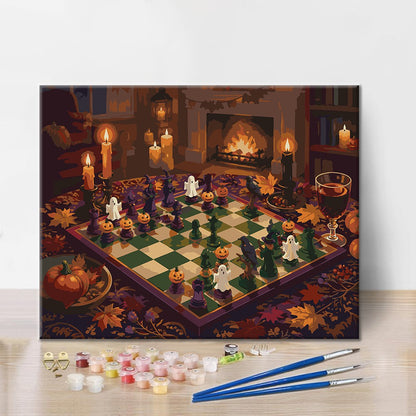 Candle Chess - Paint by Numbers