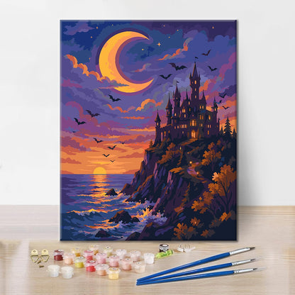Cliff Castle - Paint by Numbers