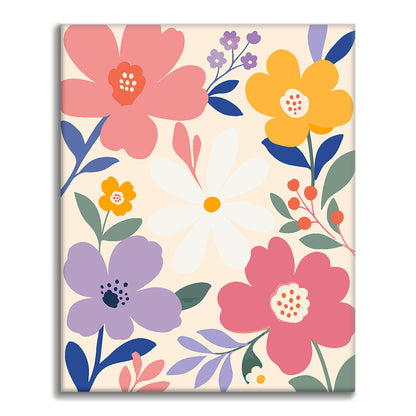 Colorful Bloom - Paint by Numbers