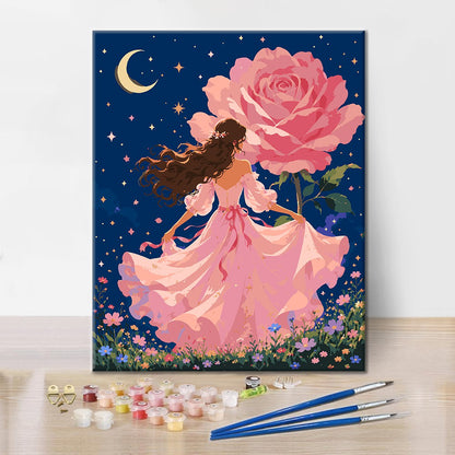 Fairy Rose Garden - Paint by Numbers