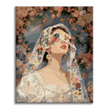 Floral Bride - Paint by Numbers