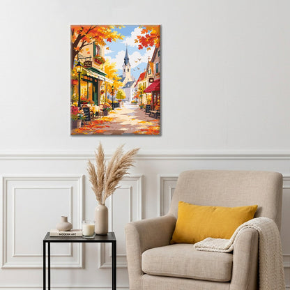 Floral Town - Paint by Numbers