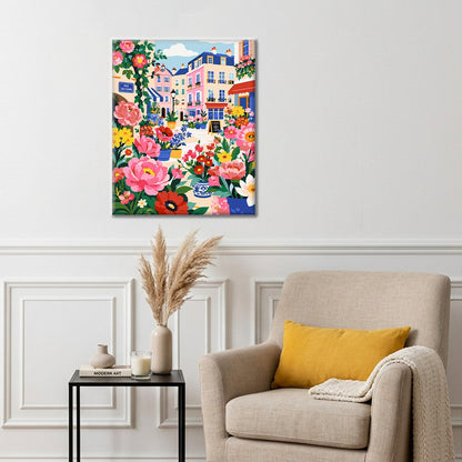 Flower Street - Paint by Numbers