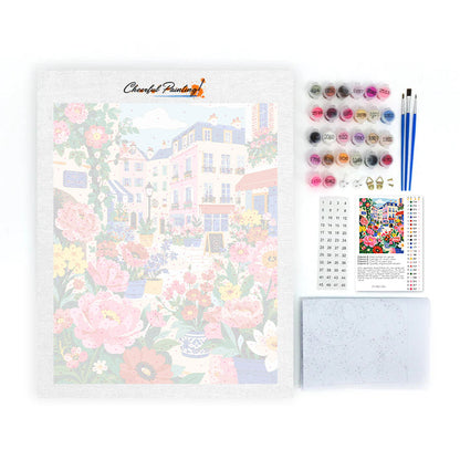 Flower Street - Paint by Numbers