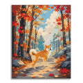 Forest Shiba - Paint by Numbers