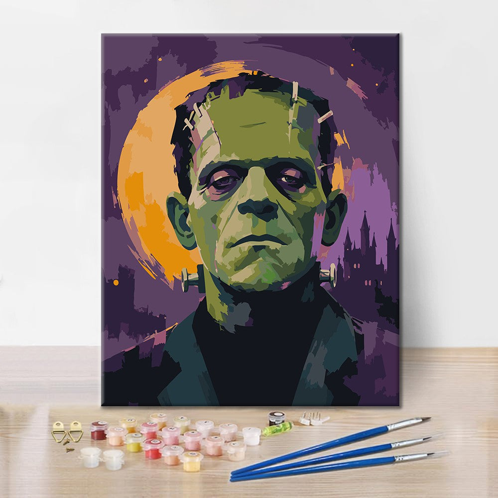 Frankenstein Castle - Paint by Numbers