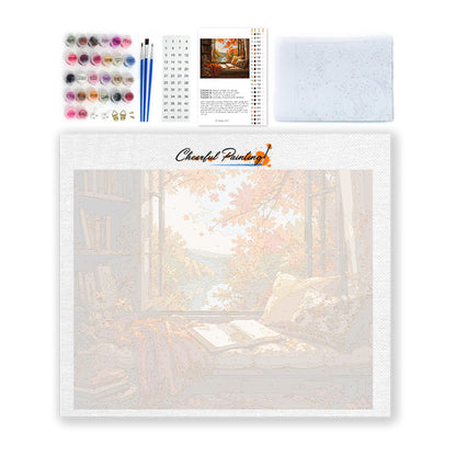 Lakeside Reading - Paint by Numbers