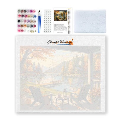 Lakeside Terrace - Paint by Numbers