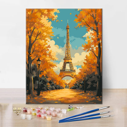 Paris Autumn - Paint by Numbers