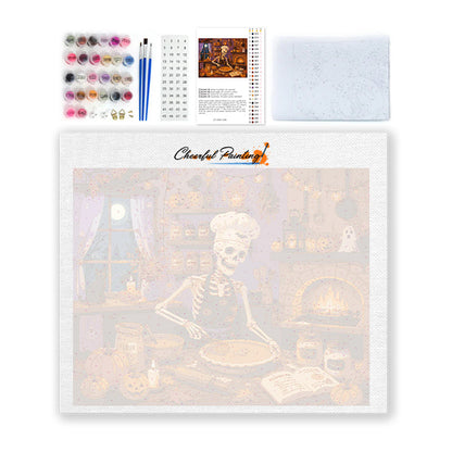 Skeleton Baker - Paint by Numbers