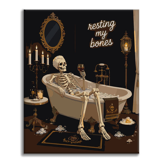 Skeleton Relaxation - Paint by Numbers