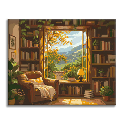 Sunny Reading - Paint by Numbers
