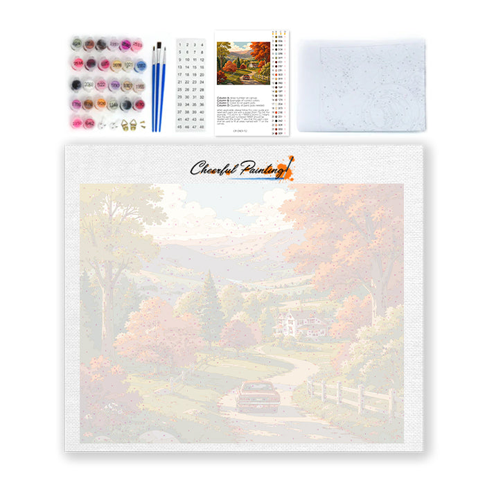 Valley Dawn - Paint by Numbers