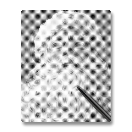 The Kind Santa Claus - Dot Painting