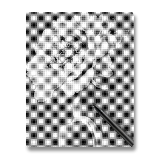 Woman Flower - Dot Painting