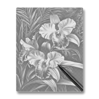 Pink Orchid - Dot Painting