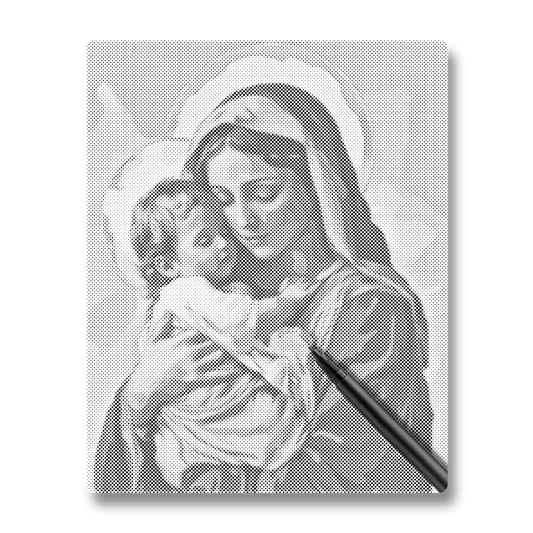 Holy Embrace - Dot Painting