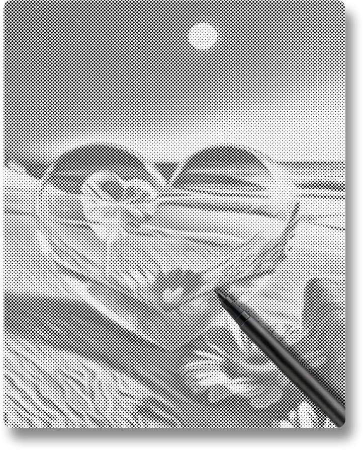 Crystal Heart - Dot Painting